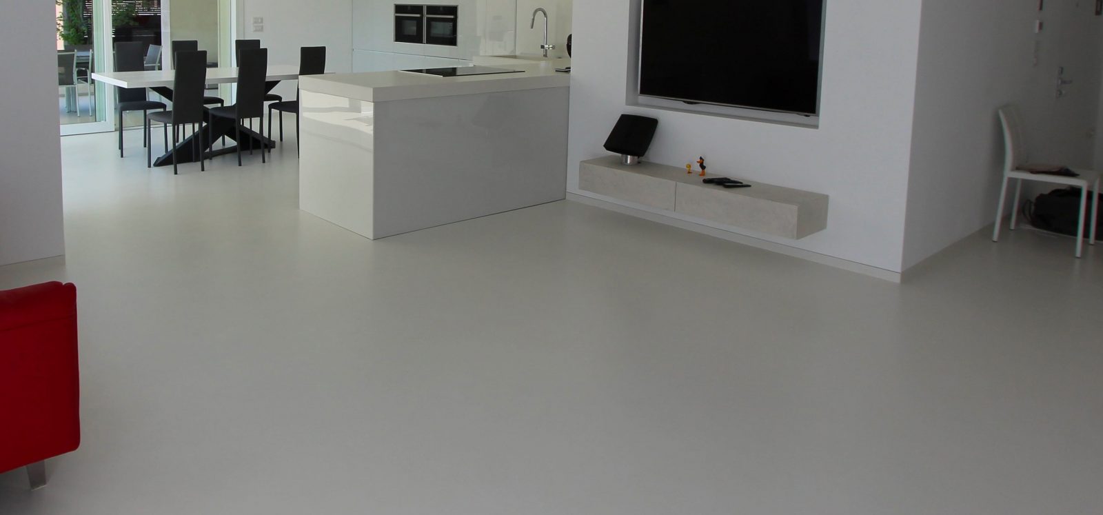 Pavimento di resina poliuretanica e cemento - Resin Floor srl