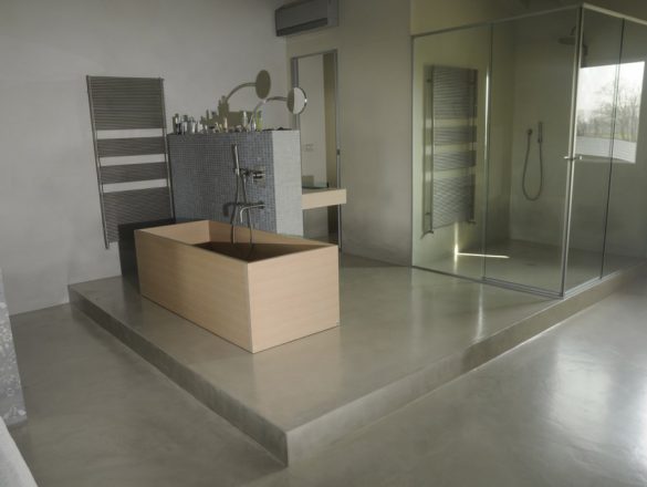 pavimento in resina per bagno